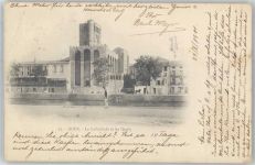 34300 Agde 1901 - La Cathedrale et les Quais