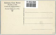 Madrid - Gasthaus Antigua Casa Botin