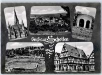 63679 W6479 Schotten , Hess - Luftkurot Ehrenmal Stadtkirche Schwimmbad Rathaus