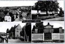 74867 W6951 Neunkirchen b Mosbach, Baden - Gasthaus Pension Zur Rose Kriegerdenkmal