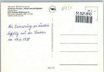 63863 W8751 Wildensee , Unterfr - Gasthaus Pension Haus Waldfrieden