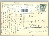37194 W3417 Bodenfelde 1969 - Kirche Sparkasse Springbrunnen