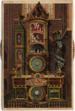 Strasbourg Straßburg (Elsass) Münsteruhr Mechanikkarte Uhr Mechanik Dreh AK