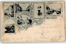 01665 O8251 Munzig 1897 - Kirche Palais Rathaus Tracht