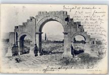 Lambaesis 1903 Lithographie Ruine