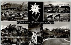 87672 W8959 Roßhaupten , Forggensee - Schloß Neuschwanstein Aussichtsstraße