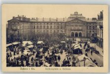 67700 Saverne Zabern - Schlossplatz Marktszene