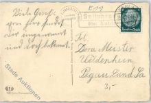 07768 O6901 Seitenroda - Landpoststempel Leuchtenburg