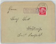 07922 O6551 Schilbach b Schleiz - Landpoststempel