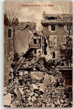 55300 Saint-Mihiel - 1915 zerschossene Häuser