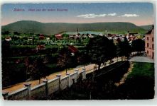 67700 Saverne Zabern Lithographie / Künstlerkarte Blick von der neuen Kaserne
