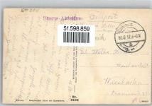 80200 Peronne - Gesprengtes Haus mit Kathedrale Feldpost
