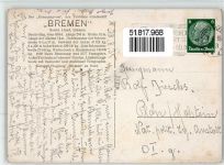 W2800 Bremen Nordd. Lloyd Dampfer Bremen 1935