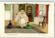 Puppenhochzeit Kind Ebner, Pauli Künstlerkarte