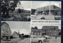 04827 O7254 Machern b Wurzen - Parkteich Kaufhalle Gasthaus Leipzig