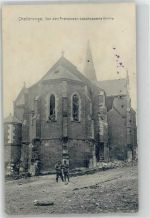 08400 Challerange - Kirche zerstört