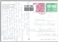 15517 O1240 Fürstenwalde , Spree - Mühlenstrasse Altes Rathaus Dom Ernst Thälmann Strasse Spreebrücke Geschäft