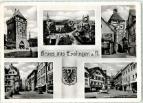 73728 W7300 Esslingen am Neckar - Schelztor Wolfstor Postmichelbrunnen