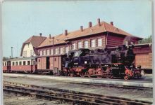 18225 O2565 Kühlungsborn , Ostseebad - Die Bäderbahn Badd Doberan Bahnhof