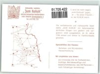 33039 W3493 Nieheim - Gasthaus Zum Kukuk