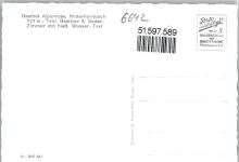 6646 Hinterhornbach - Gasthaus Alpenrose