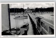 23669 W2408 Timmendorfer Strand - Strand Brücke Segelboot