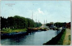 9711 Groningen - Kanal Schiff