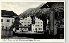 6654 Holzgau - Gasthaus Pension Neue Post Emailleschild Maggi R.Hammerle