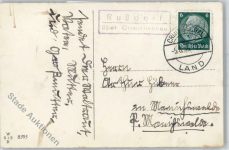 07580 O6501 Rußdorf - Landpoststempel Geburtstag