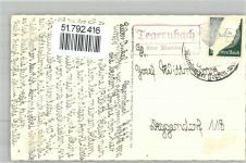 84048 W8302 Mainburg Foto AK Landpoststempel Tegernbach über