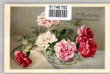 01877 O8501 Wölkau b Bischofswerda - Landpoststempel Muttertag Blumen in Vasen