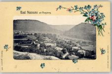 56377 W5408 Nassau , Lahn Passepartout Burgberg