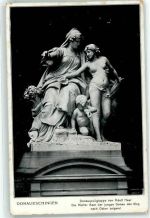 78166 W7710 Donaueschingen 1915 - Donauquellgruppe von Adolf Heer