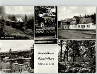 38875 O3701 Elend - Eisenbahn Brockenbahn Bahnhof Kirche Schwimmbad Waldfreibad Elendstal