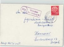 31638 W3070 Wenden , Kr Nienburg, Weser - Landpoststempel