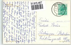 07937 O6570 Zeulenroda - Rathaus Karl Marx Platz Gasthaus