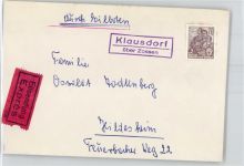15838 O1637 Klausdorf b Zossen b Berlin - Landpoststempel