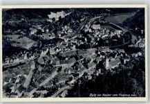 72160 W7240 Sulz am Neckar Foto AK Fliegeraufnahme
