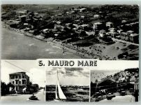 47900 Rimini - Fliegeraufnahme S. Mauro Mare Segelboot