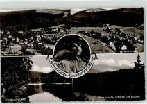 38640 W3380 Hahnenklee-Bockswiese , Oberharz - Blick von der Schalke Grumbacher See