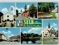 95100 W8672 Selb - Kirche Marktplatz
