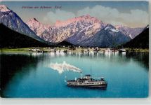 6212 Pertisau Lithographie Achensee Dampfer Tirol