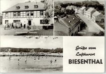 16359 O1296 Biesenthal b Bernau b Berlin - Jugendherberge Hollmühle Strandbad Wukensee Schlossberg