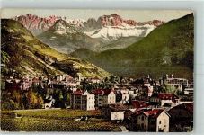 39100 Bozen Bolzano 1911 - Gries gegen den Rosengarten