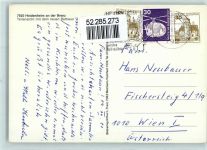 89518 W7920 Heidenheim an der Brenz - Neues Rathaus Winter Weihnachten Neujahr
