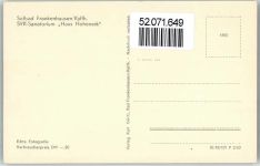 06556 O4730 Bad Frankenhausen ,Kyffhäuser - Sanatorium Haus Hoheneck