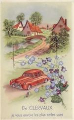 Clerf - Clervaux (Luxemburg) Leporello, Auto I-II