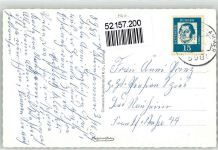 58791 W5980 Werdohl - Bausenberg Ev. Kirche Kleinhammer Schwimmbad Ütterlingsen Lenne