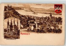 53424 W5480 Remagen Raddampfer - Kath. Wallfahrtskirche St. Appolinaris