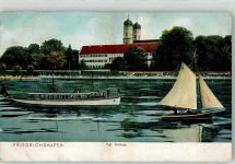88045 W7990 Friedrichshafen 1908 - Schloss Boot Segelboot
